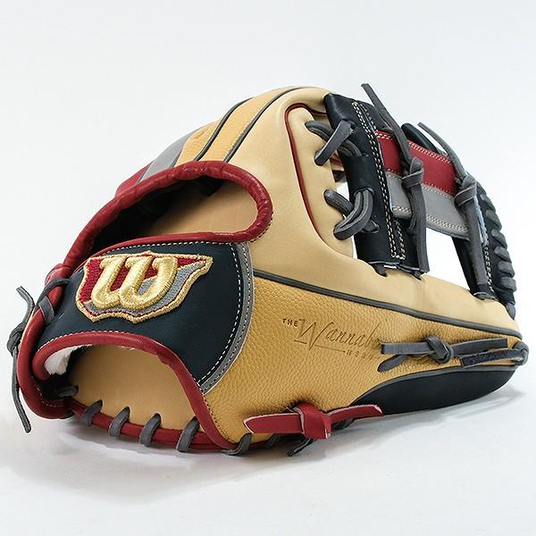 【極美品】Wilson 軟式グローブ ザ ワナビヒーロー 右投げ 外野手用 大人 The Wannabe Hero 交換無料 野球 グローブ 軟式 大人 ウイルソン