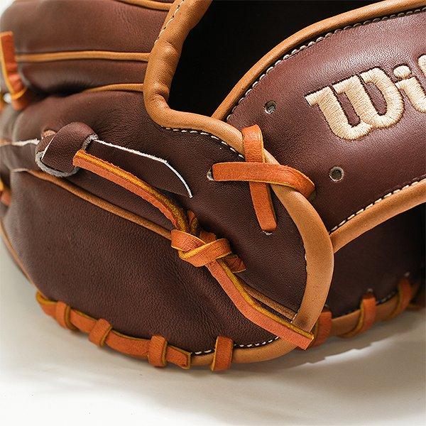 交換無料 野球 グローブ 軟式 大人 右投げ ウィルソン Wilson 一般用 ワナビー ヒーロー デュアル 1723型 内野手用 サイズ：11.75 WBW1038-08 型付け可能(G)の画像