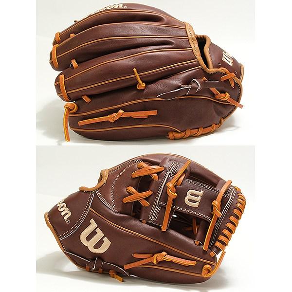 交換無料 野球 グローブ 軟式 大人 右投げ ウィルソン Wilson 一般用 ワナビー ヒーロー デュアル 1723型 内野手用 サイズ：11.75 WBW1038-08 型付け可能(G)の画像