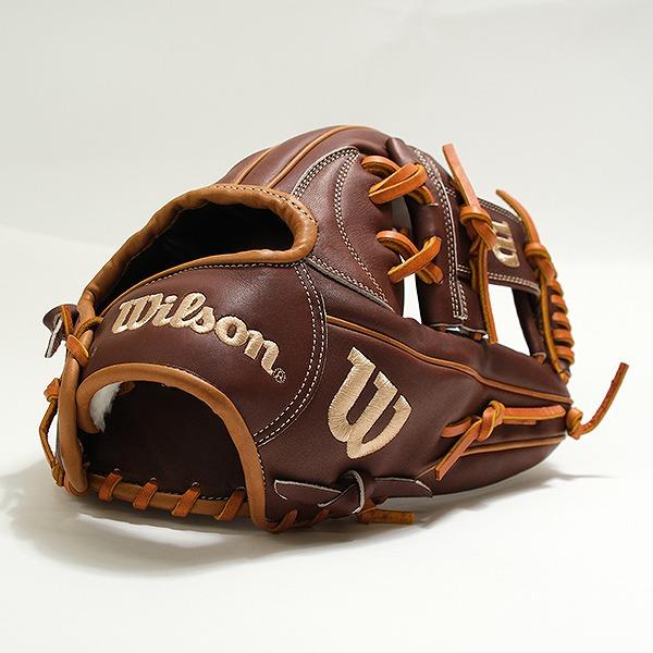 交換無料 野球 グローブ 軟式 大人 右投げ ウィルソン Wilson 一般用 ワナビー ヒーロー デュアル 1723型 内野手用 サイズ：11.75 WBW1038-08 型付け可能(G)の画像