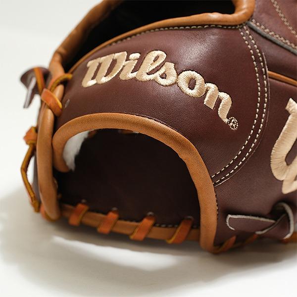 交換無料 野球 グローブ 軟式 大人 右投げ ウィルソン Wilson 一般用 ワナビー ヒーロー デュアル 1723型 内野手用 サイズ：11.75 WBW1038-08 型付け可能(G)の画像