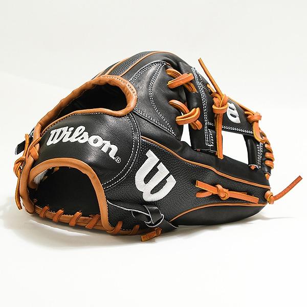 交換無料 野球 グローブ 軟式 大人 右投げ ウィルソン Wilson 一般用 ワナビー ヒーロー デュアル 1723型 内野手用 サイズ：11.75 WBW1038-10 型付け可能(G)の画像