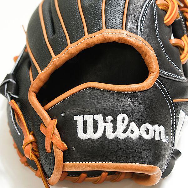 交換無料 野球 グローブ 軟式 大人 右投げ ウィルソン Wilson 一般用 ワナビー ヒーロー デュアル 1723型 内野手用 サイズ：11.75 WBW1038-10 型付け可能(G)の画像
