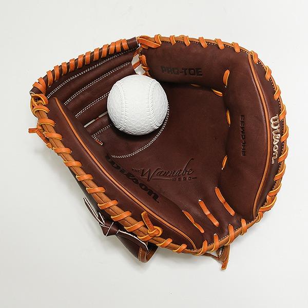WILLSON（ウィルソン） 交換無料 野球 キャッチャーミット 軟式 大人