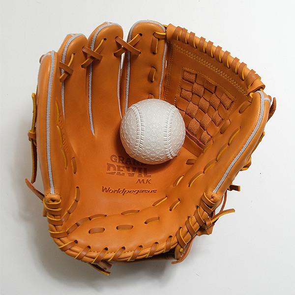 【新品　型付済】グローブ　一般軟式　ワールドペガサス　桑田真澄 野球 ワールドペガサス 軟式グローブ グラブ グランドデビル MK GRAND