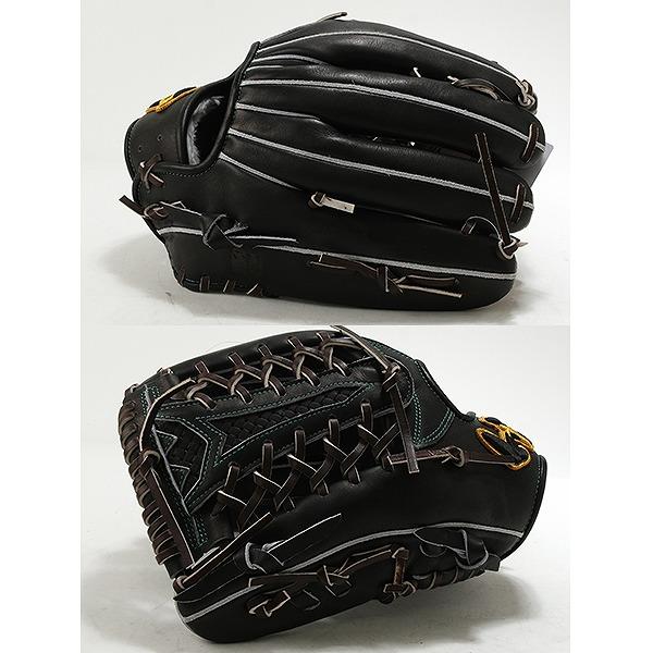 硬式野球　グラブ　左　ワールドペガサス　黒　美品 GRAND PEGASUS TOP 交換無料 野球 グローブ 硬式・軟式兼用 大人 左