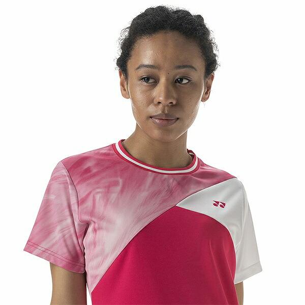 YONEX バドミントンゲームシャツ　WOMEN L ピンク ヨネックス / YONEX】ウィメンズゲームシャツ ライトピンク L