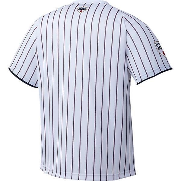 アシックス 侍ジャパン ユニフォームTシャツ ホーム ホワイト 半袖 BAT712 asics 一般用 メンズ クリスマスプレゼントに | ASICS | 02