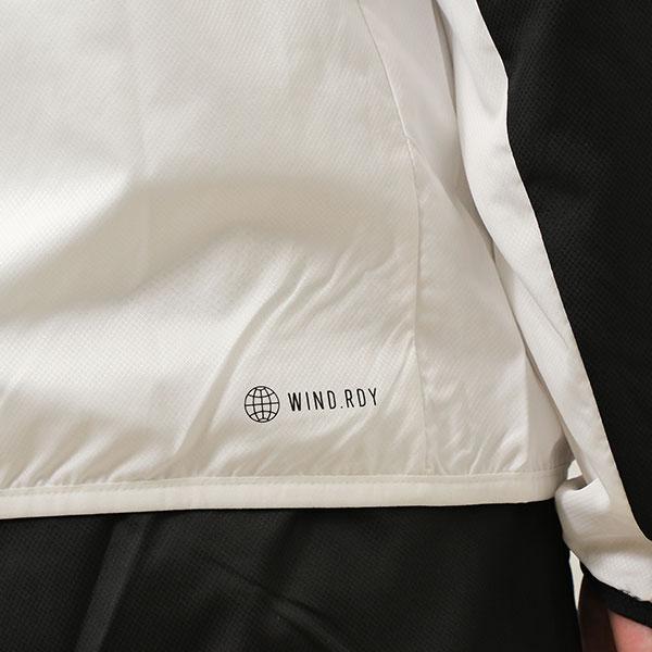 テニス ウェア ウィンドブレーカー ジャケット アディダス バドミントン 収納フード付き メンズ レディース ウォームアップ 防風 スポーツ 裏メッシュ ca034 | adidas | 04