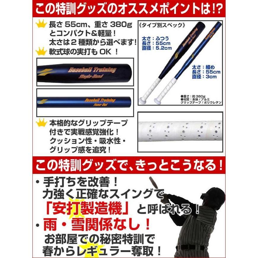 フィールドフォース 片手トレーニングバット 素振り用バット スーパースイングX 野球 室内 素振り バット フィールドフォース トレーニング