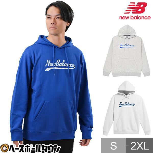 パーカー 大人 ニューバランス New Balance レガシースクリプト フーディー スウェット フード付き 長袖 スエット トレーナー トップス MT43951 | New Balance