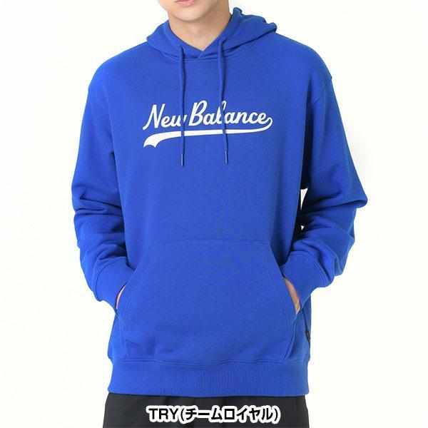 パーカー 大人 ニューバランス New Balance レガシースクリプト フーディー スウェット フード付き 長袖 スエット トレーナー トップス MT43951 | New Balance | 04