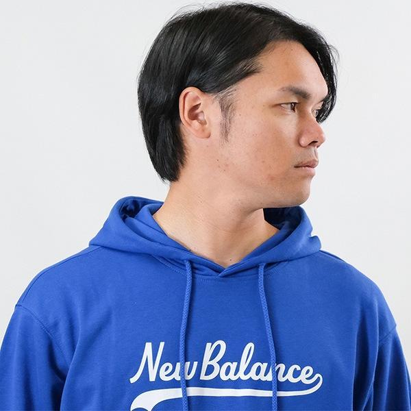 パーカー 大人 ニューバランス New Balance レガシースクリプト フーディー スウェット フード付き 長袖 スエット トレーナー トップス MT43951 | New Balance | 06