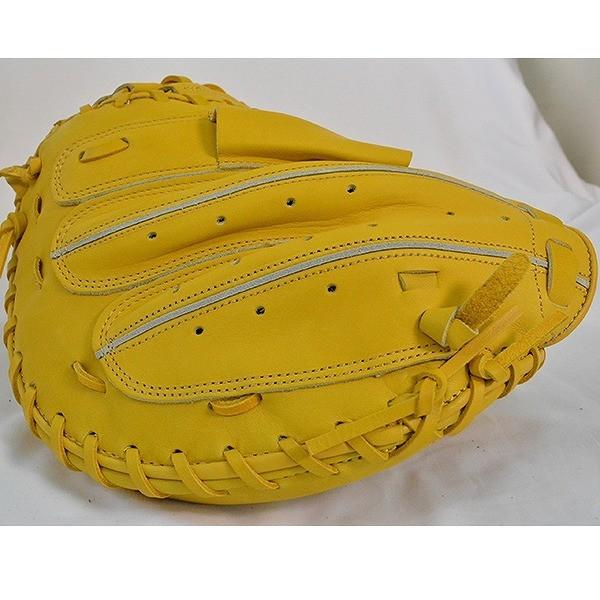 キャッチャーミットイエロー ゼット グラブ キッズ 少年軟式キャッチャーミット グランド