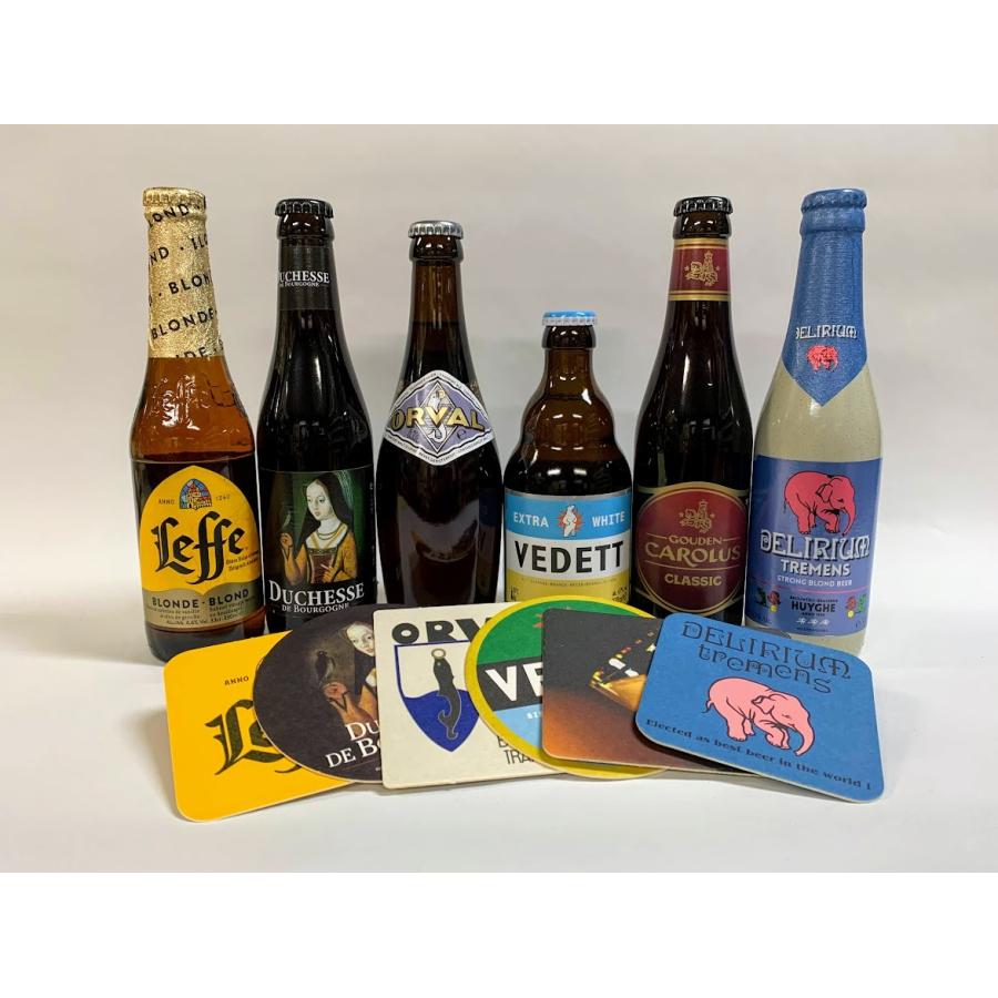 ビール専門店厳選ベルギービール６本セット 専用コースター６枚付き B 0555 ベルギー麦酒屋ウエハタ ヤフー店 通販 Yahoo ショッピング