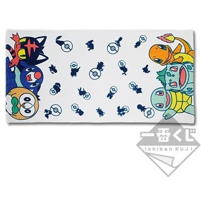 ポケモン サン＆ムーン くじ E賞 旅立ちの仲間たちタオル : B-button