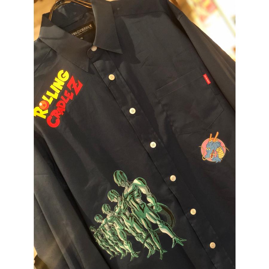 ROLLING CRADLE ローリングクレイドル ボーリングシャツ ブラック 6016043ac553edd10258a2dc9a2ebd