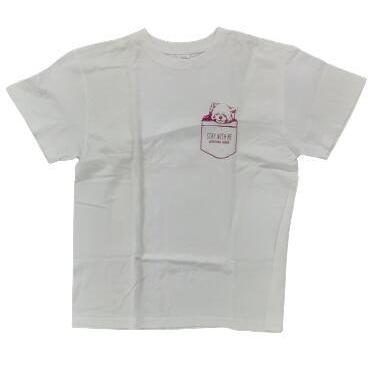 レッサーパンダ Tシャツ 白 Lサイズ 綿100％ 鯖江市 西山動物園 友の会