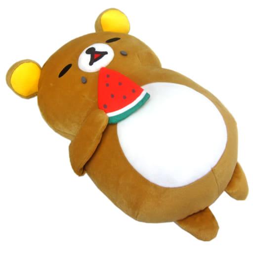 リラックマの夏休み まんぷくぬいぐるみXL すいかver. : B