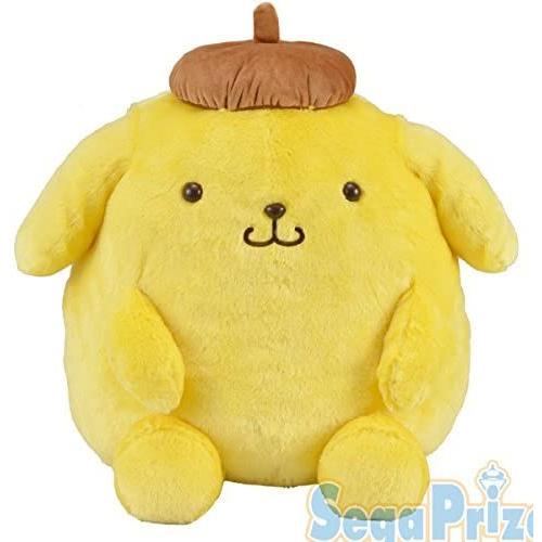 サンリオ　ポムポムプリン　超特大ぬいぐるみ 約55cm! ポムポムプリン スーパーギガジャンボぬいぐるみ プリン