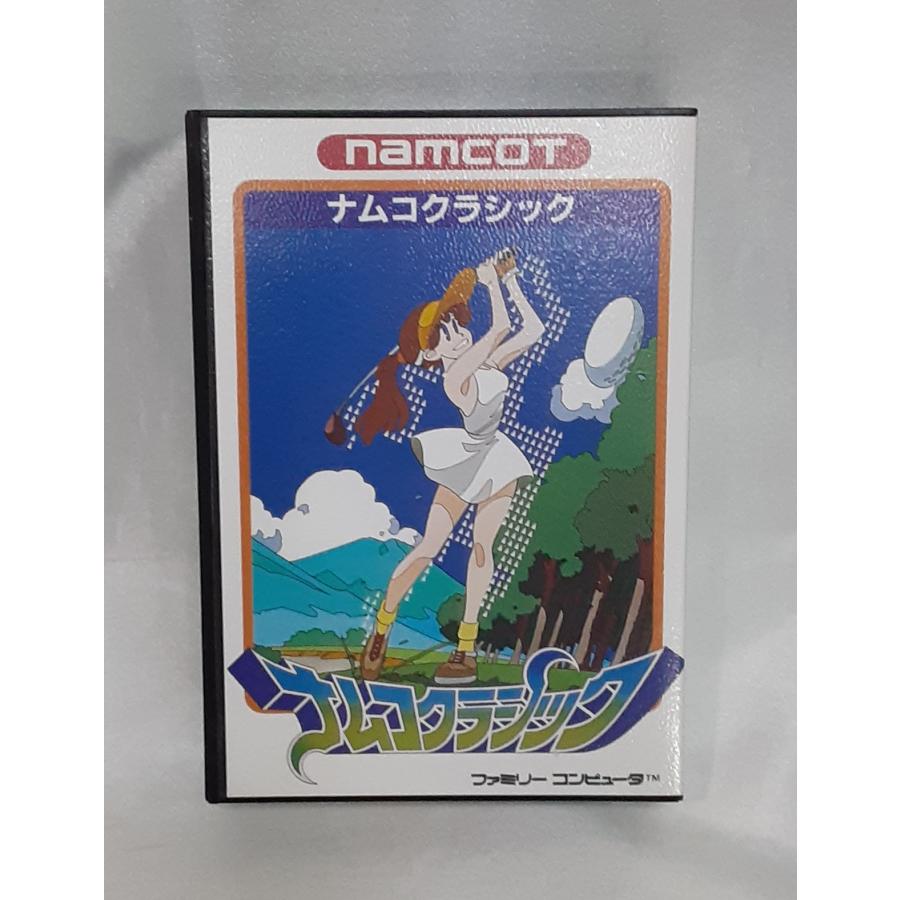 ナムコクラシック FC  ファミリーコンピュータ ファミコン ゲームソフト 箱・説明書・ハガキ・ステッカー付き 動作確認済み | 