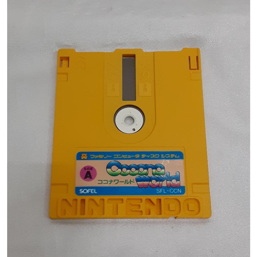 ココナワールド Cocona World ソフエル 任天堂 ファミリーコンピュータディスクシステム DISK SYSTEM ゲームソフト 動作確認済み |  | 04