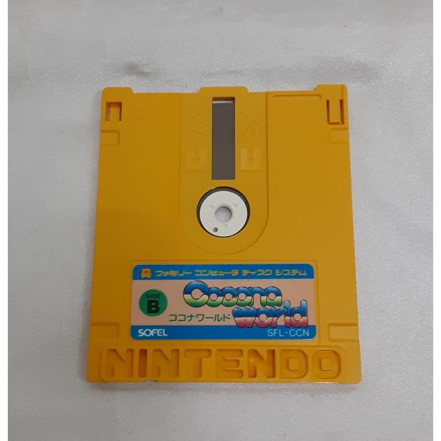 ココナワールド Cocona World ソフエル 任天堂 ファミリーコンピュータディスクシステム DISK SYSTEM ゲームソフト 動作確認済み |  | 05