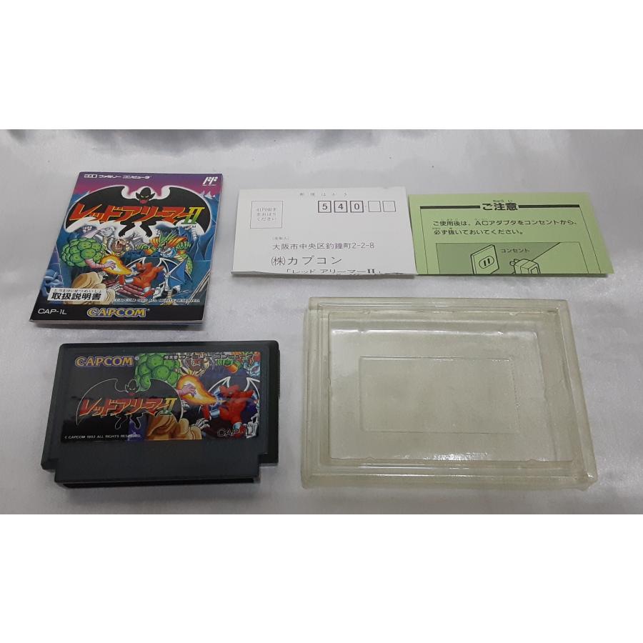 レッドアリーマーII カプコン FC ファミコン ファミリーコンピュータ 箱・説明書・ハガキ付き 動作確認済み |  | 05