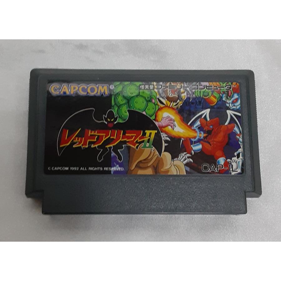 レッドアリーマーII カプコン FC ファミコン ファミリーコンピュータ 箱・説明書・ハガキ付き 動作確認済み |  | 08