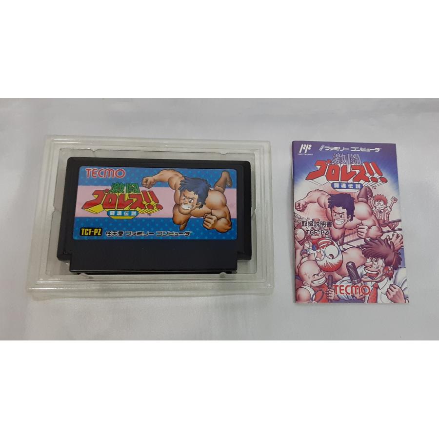 激闘プロレス!! 闘魂伝説 テクモ FC ファミコン ファミリーコンピュータ 箱・説明書付き 動作確認済み |  | 04