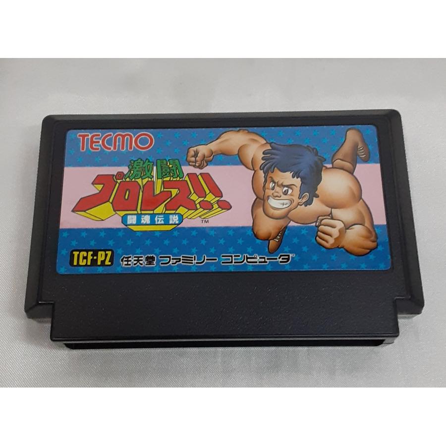 激闘プロレス!! 闘魂伝説 テクモ FC ファミコン ファミリーコンピュータ 箱・説明書付き 動作確認済み |  | 06