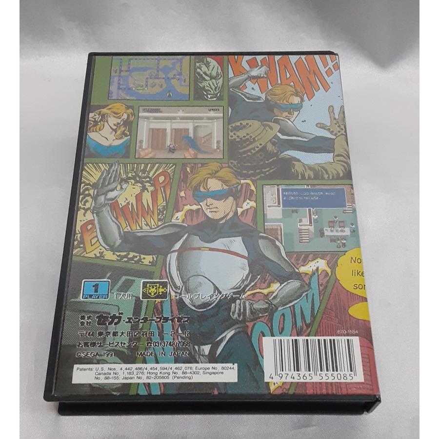レンタヒーロー RENT A HERO メガドライブ MEGA DRIVE MD セガ ゲームソフト 箱・説明書付き 動作確認済み |  | 01
