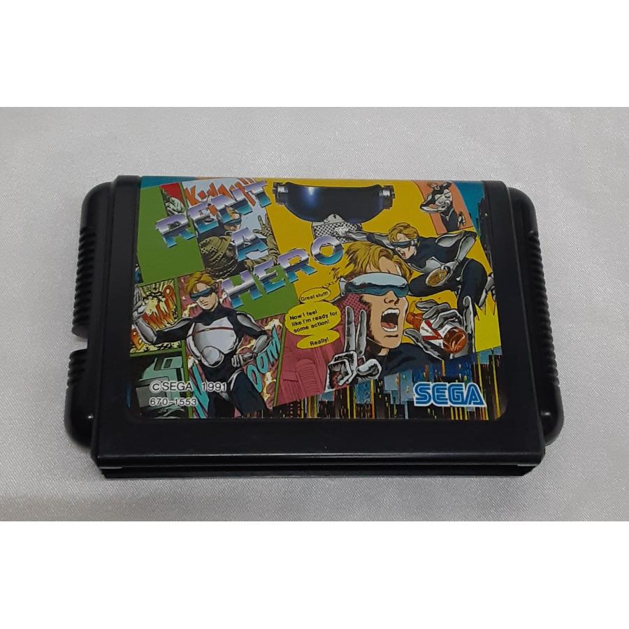 レンタヒーロー RENT A HERO メガドライブ MEGA DRIVE MD セガ ゲームソフト 箱・説明書付き 動作確認済み |  | 05