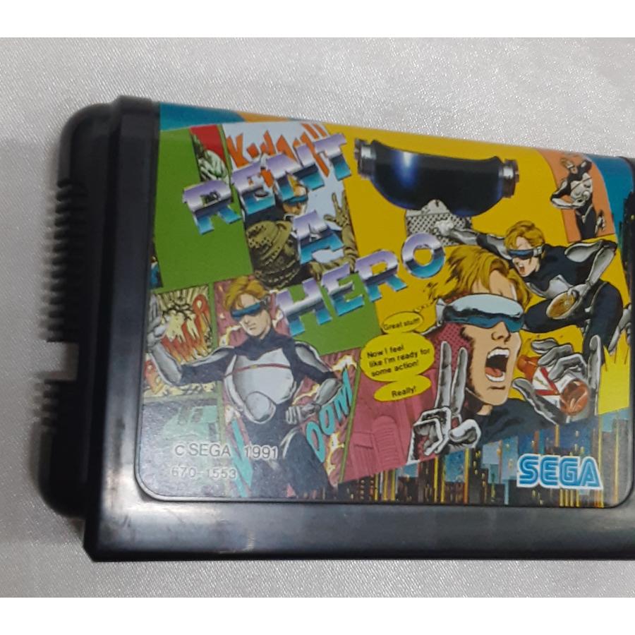 レンタヒーロー RENT A HERO メガドライブ MEGA DRIVE MD セガ ゲームソフト 箱・説明書付き 動作確認済み |  | 06