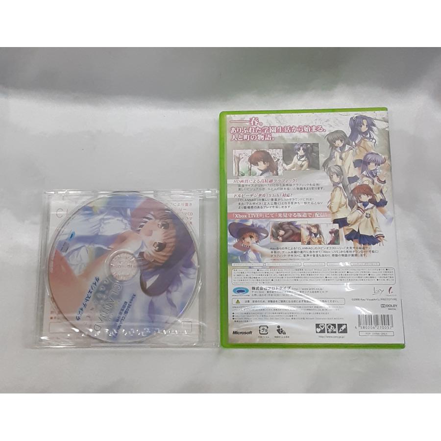 CLANNAD クラナド 特典ドラマCD付き XBOX360 ゲームソフト 動作確認