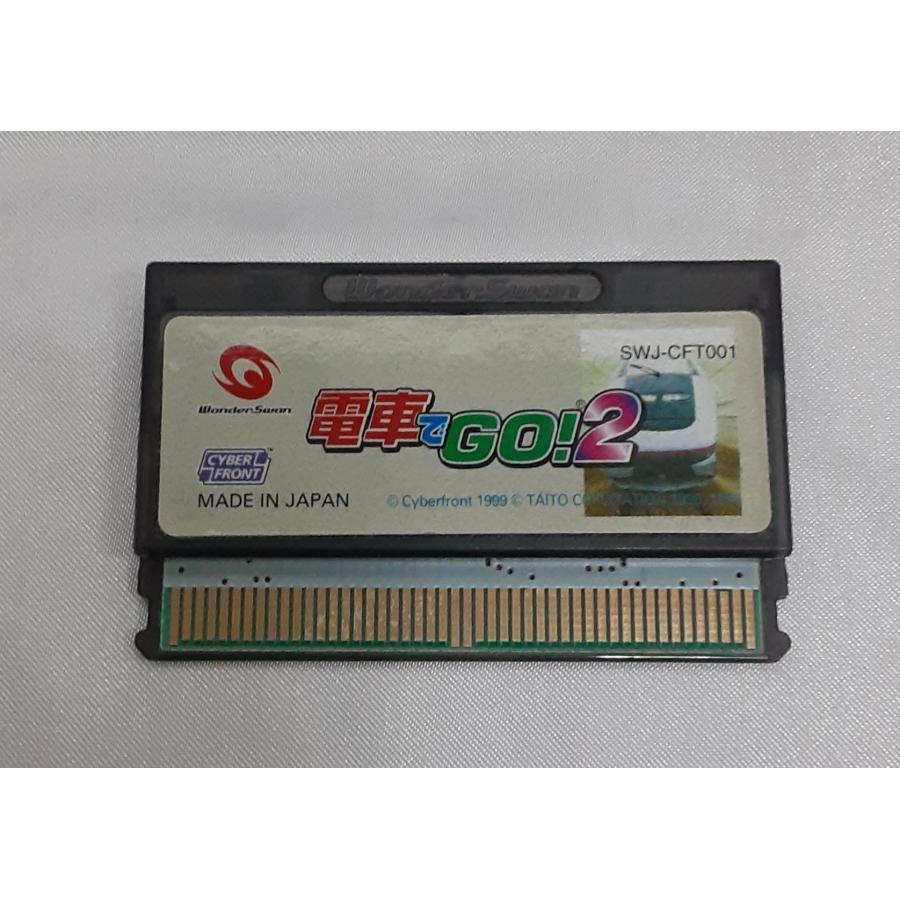 ワンダースワン 電車でGO!2 電車でGO!2 電車でGO2 ワンダースワン WonderSwan ゲームソフト 箱と