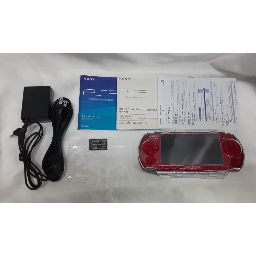 PSP 本体 ラディアント・レッド 赤 PSP-3000RR CARNIVAL RADIANT PSP 本体 ラディアント・レッド 赤 PSP-3000RR CARNIVAL RADIANT