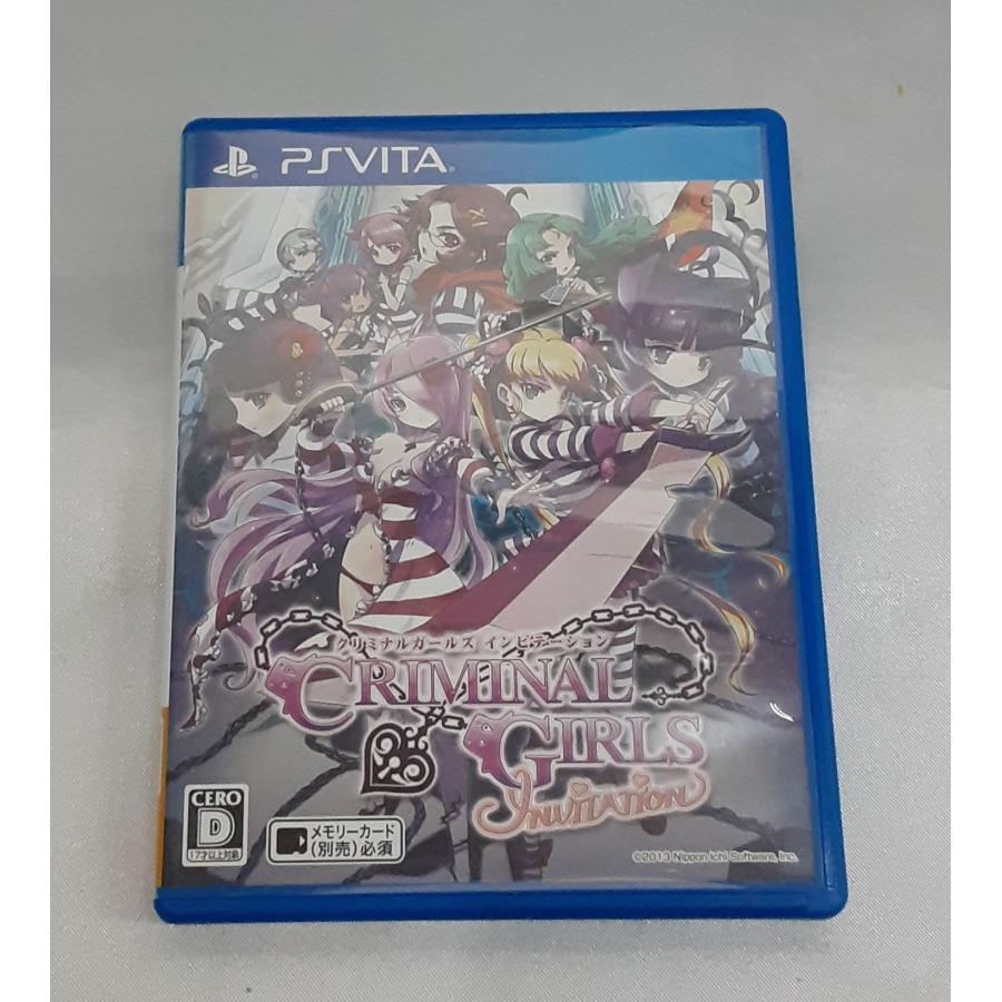 クリミナルガールズ インビテーション INVITATION CRIMINAL GIRLS PS VITA ヴィータ ゲームソフト 動作確認済み | 