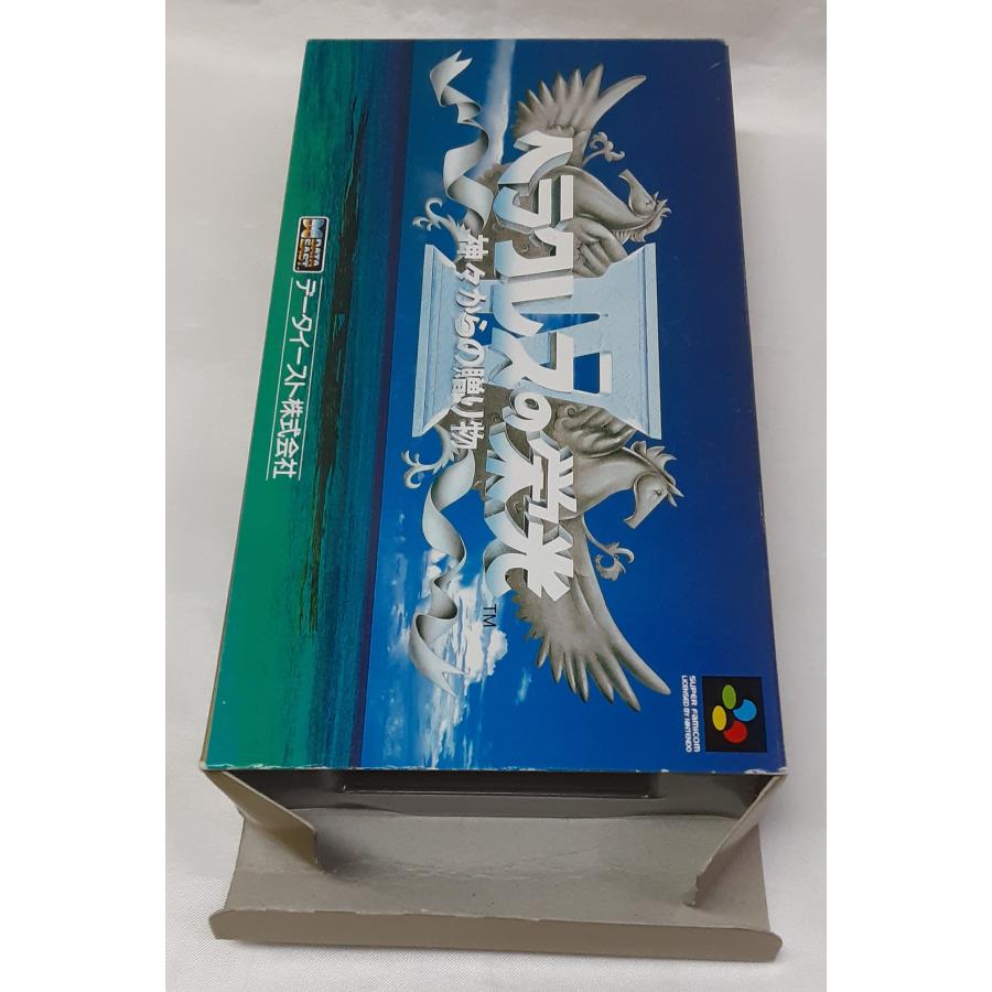 ヘラクレスの栄光4 IV 神々からの贈り物 スーパーファミコン スーファミ SFC ゲームソフト 箱・説明書・ハガキ付き 動作確認済み |  | 02