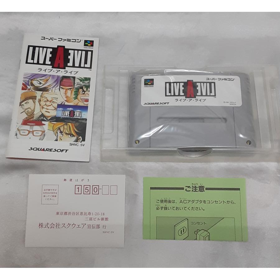 ライブ・ア・ライブ スーパーファミコン スーファミ SFC ゲームソフト 箱・説明書・ハガキ付き 動作確認済み |  | 04