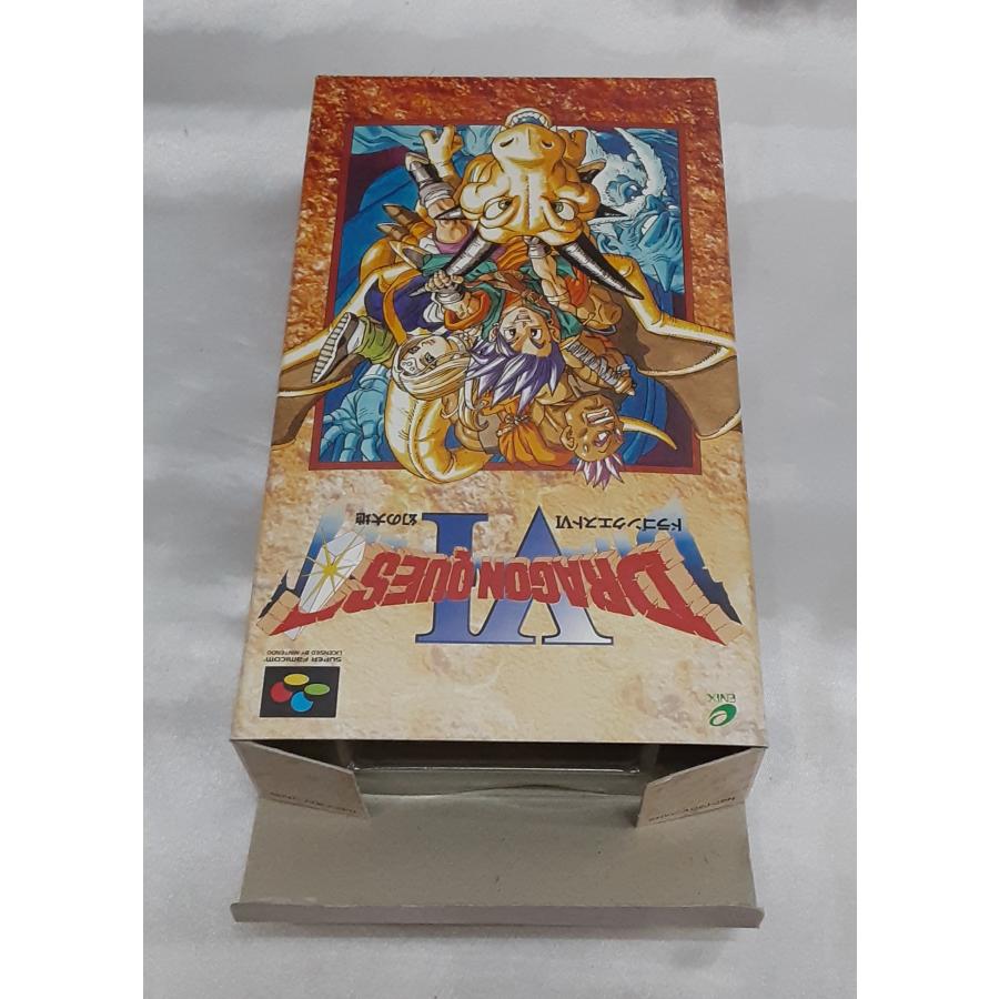 ドラゴンクエストVI 幻の大地 ドラクエ6 スーパーファミコン SFC ゲームソフト 箱・説明書・ハガキ・チラシ・マップ付き 動作確認済み |  | 02