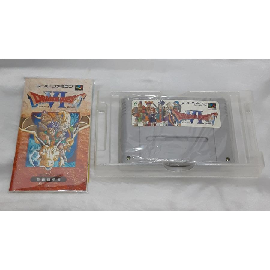 ドラゴンクエストVI 幻の大地 ドラクエ6 スーパーファミコン SFC ゲームソフト 箱・説明書・ハガキ・チラシ・マップ付き 動作確認済み |  | 04