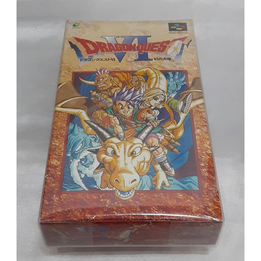 ドラゴンクエストVI 幻の大地 ドラクエ6 スーパーファミコン SFC ゲームソフト 箱・説明書・ハガキ・チラシ・マップ付き 動作確認済み |  | 08