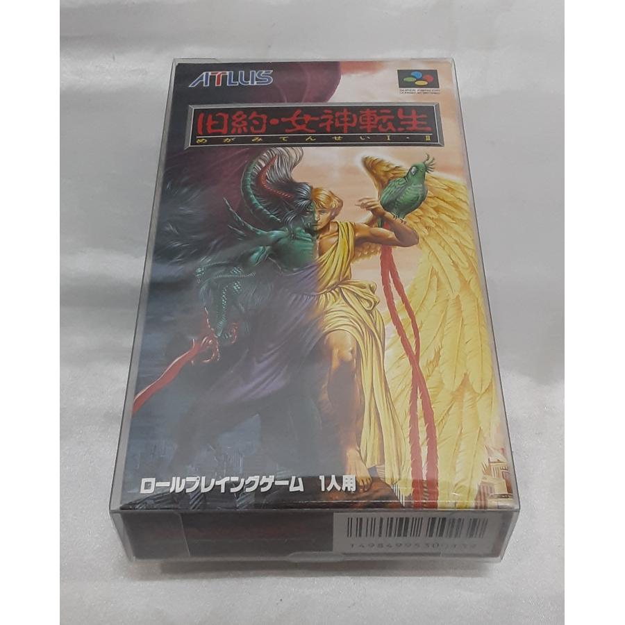 旧約・女神転生 スーパーファミコン スーファミ SFC アトラス ゲームソフト 箱・説明書・ハガキ付き 動作確認済み |  | 08
