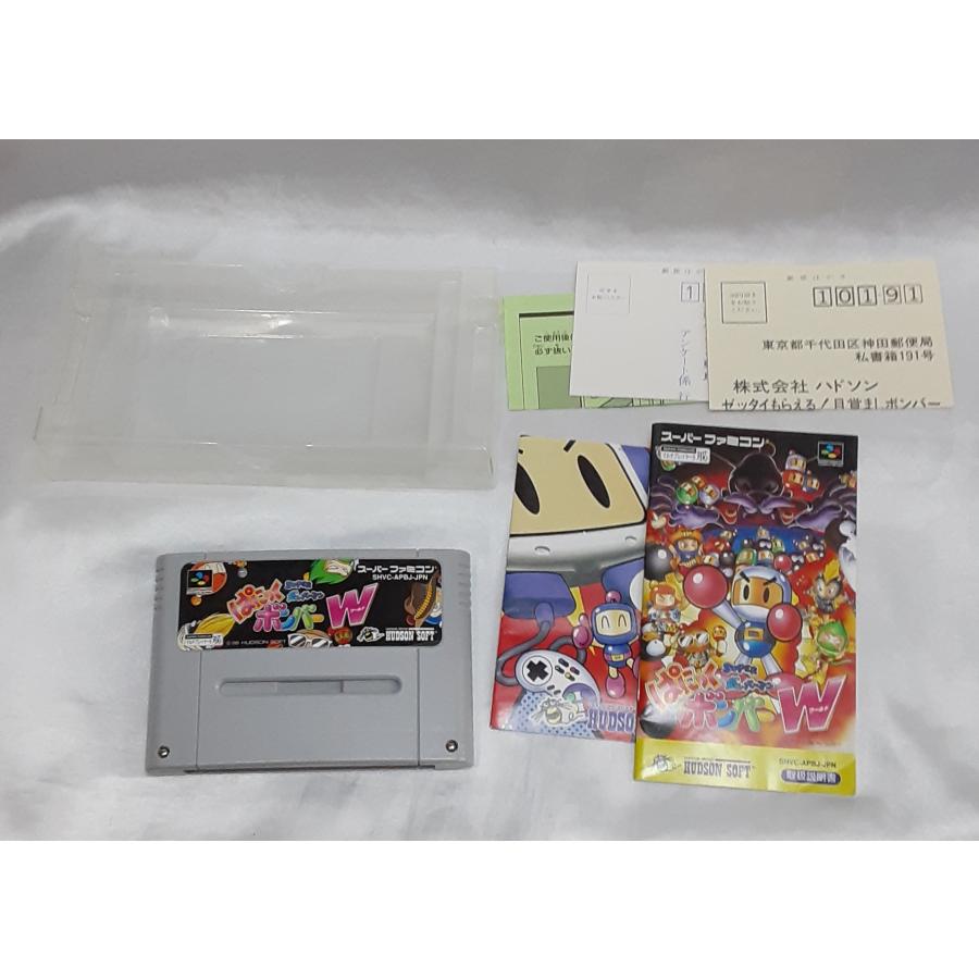 ぱにっくボンバーW スーパーボンバーマン スーパーファミコン スーファミ SFC ゲームソフト 箱・説明書・ハガキ付き 動作確認済み |  | 04