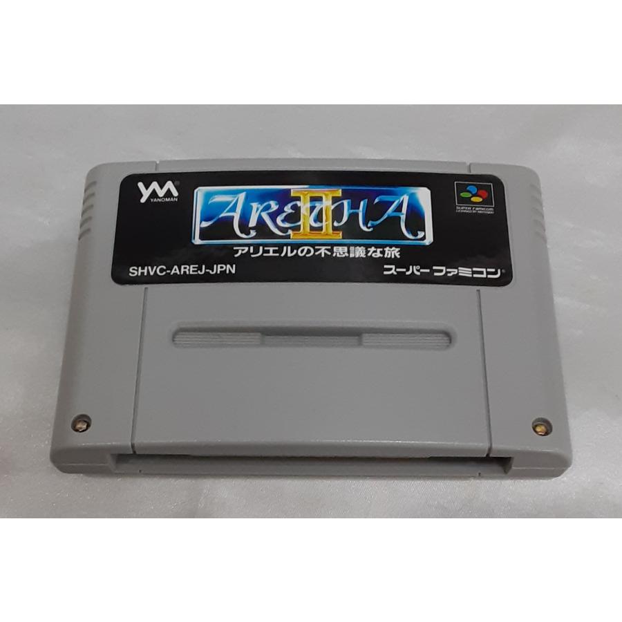 ARETHAII アリエルの不思議な旅 アレサ2 アレサII スーパーファミコン SFC ゲームソフト 箱・説明書・ハガキ付き 動作確認済み |  | 06
