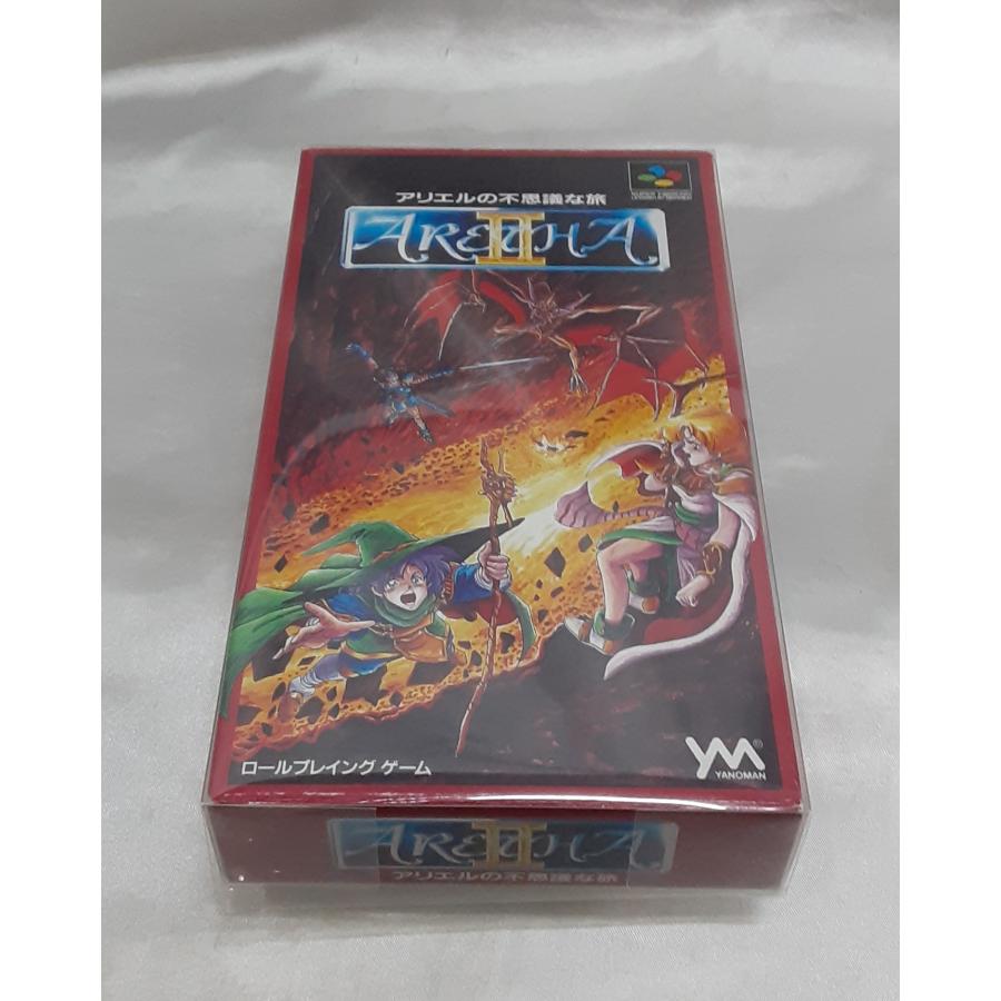 ARETHAII アリエルの不思議な旅 アレサ2 アレサII スーパーファミコン SFC ゲームソフト 箱・説明書・ハガキ付き 動作確認済み |  | 08