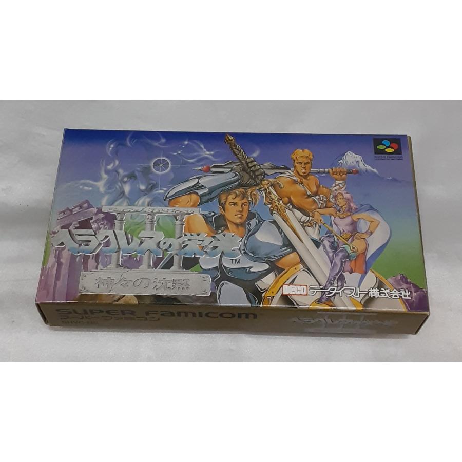 ヘラクレスの栄光III 神々の沈黙 スーパーファミコン スーファミ SFC ゲームソフト 箱・説明書・ハガキ付き 動作確認済み | 