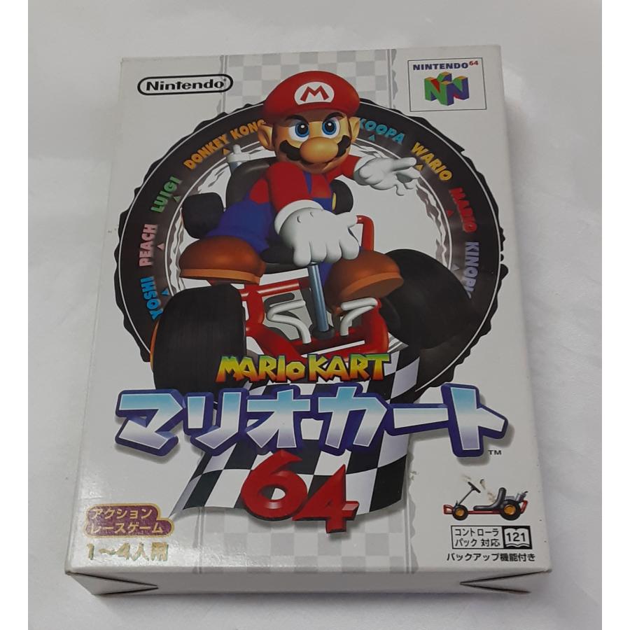 マリオカート64 MARIO KART 任天堂 ニンテンドー64 NINTENDO64 N64 ゲームソフト 箱・説明書・操作一覧表付き 動作確認済み | 