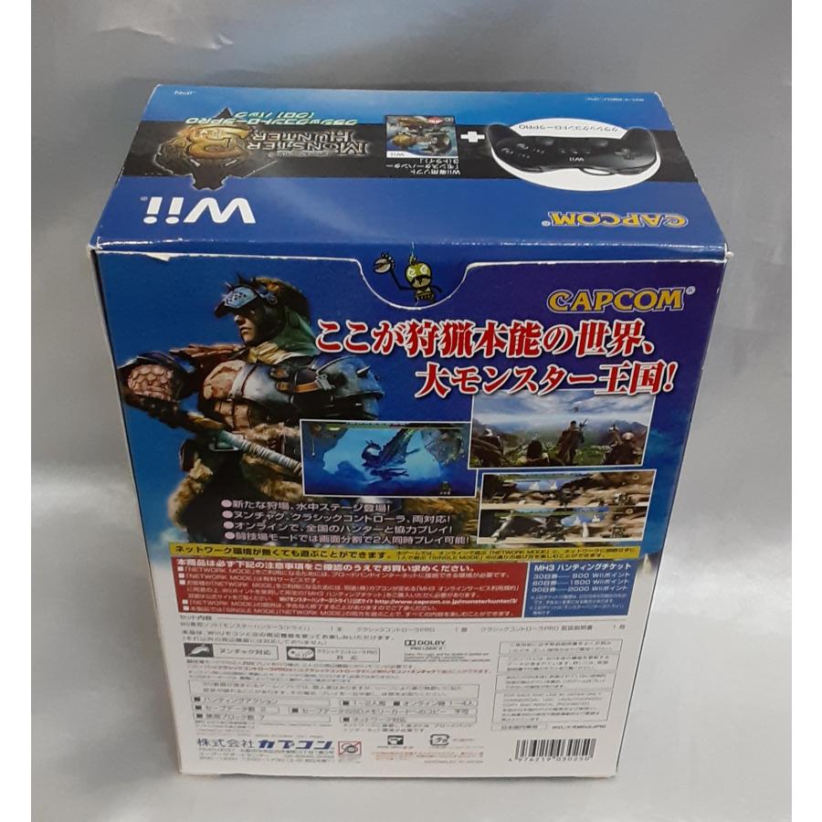 モンスターハンター3 tri トライ クラシックコントローラPRO クロパック Wii 黒 ブラック 動作確認済み モンハン ゲームソフト |  | 01